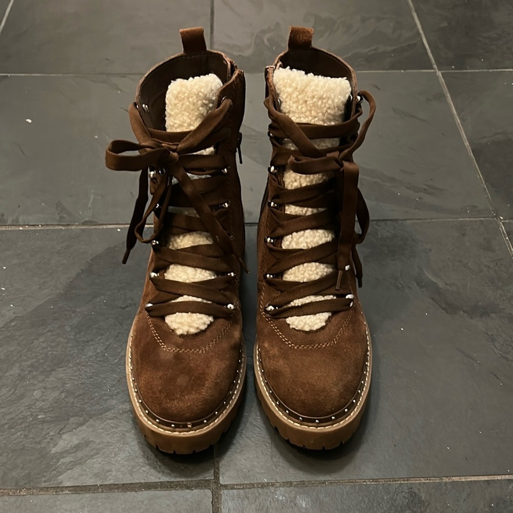 Madden Girl Brown Suede Women's Boots